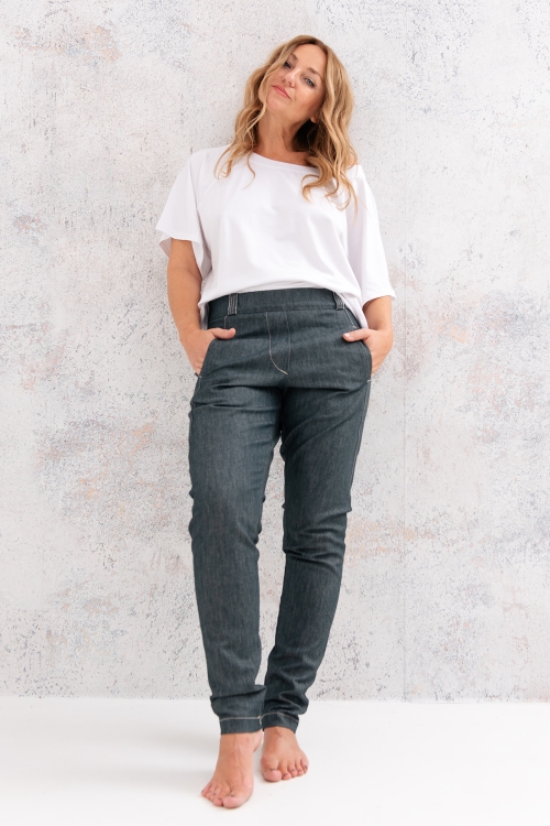 Spodnie z jeansu EMILIE 2